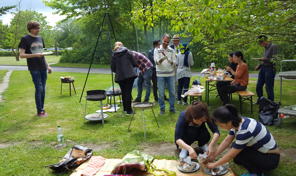 Image: Karlovsky Lab - barbecue in May 2017